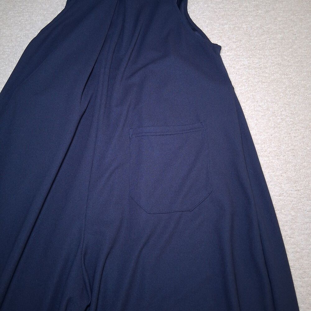 NWT Overalls Jumpsuit Sz S Navy Casual Minimalist Oversized Lounge Oversized - Picture 3 of 9